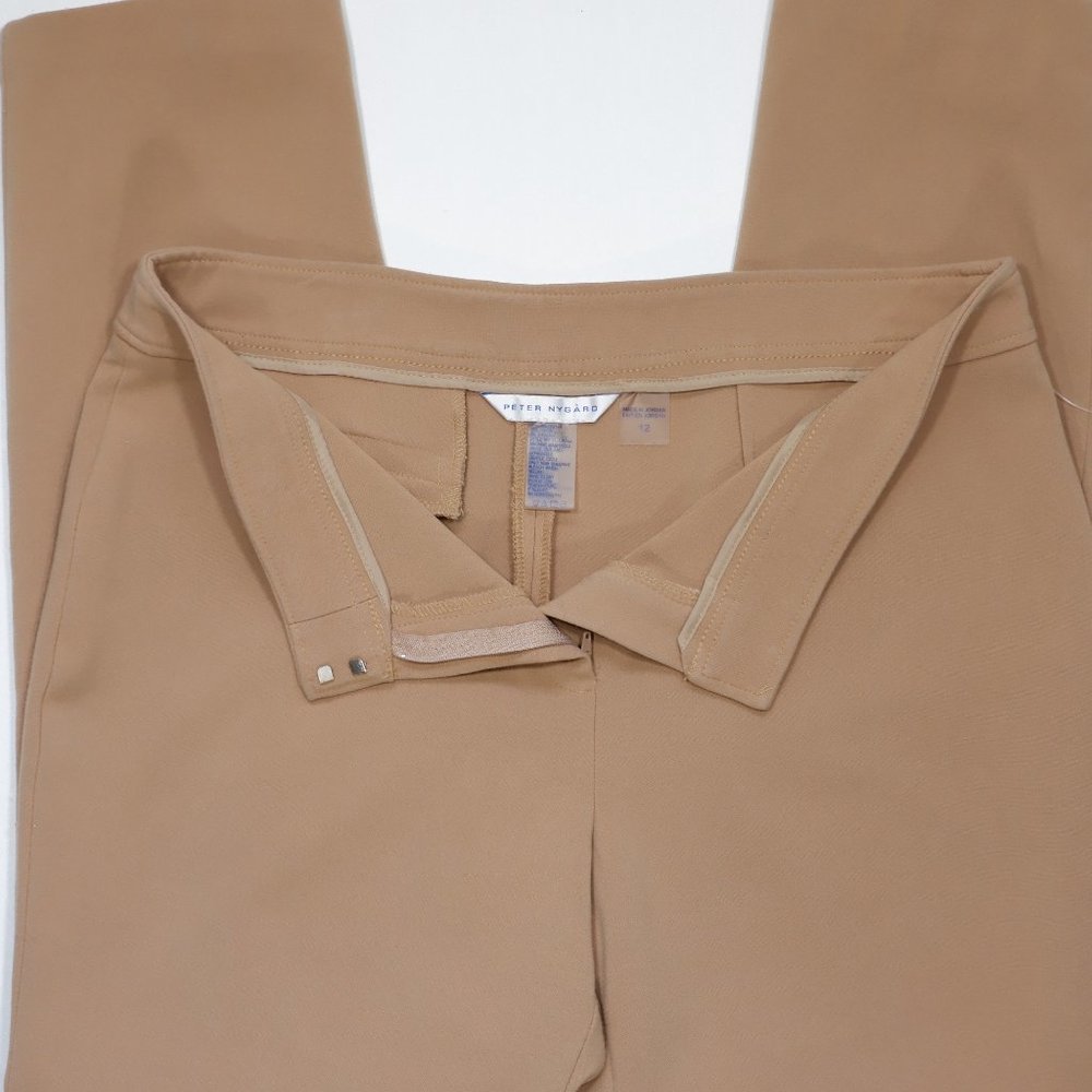 Peter Nygard Womens Pants Size 12 in Beige - Picture 7 of 12